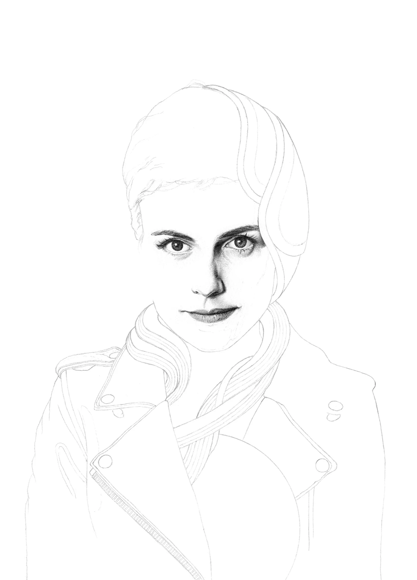 Mi Proyecto del curso: Retrato realista con bolígrafo 7