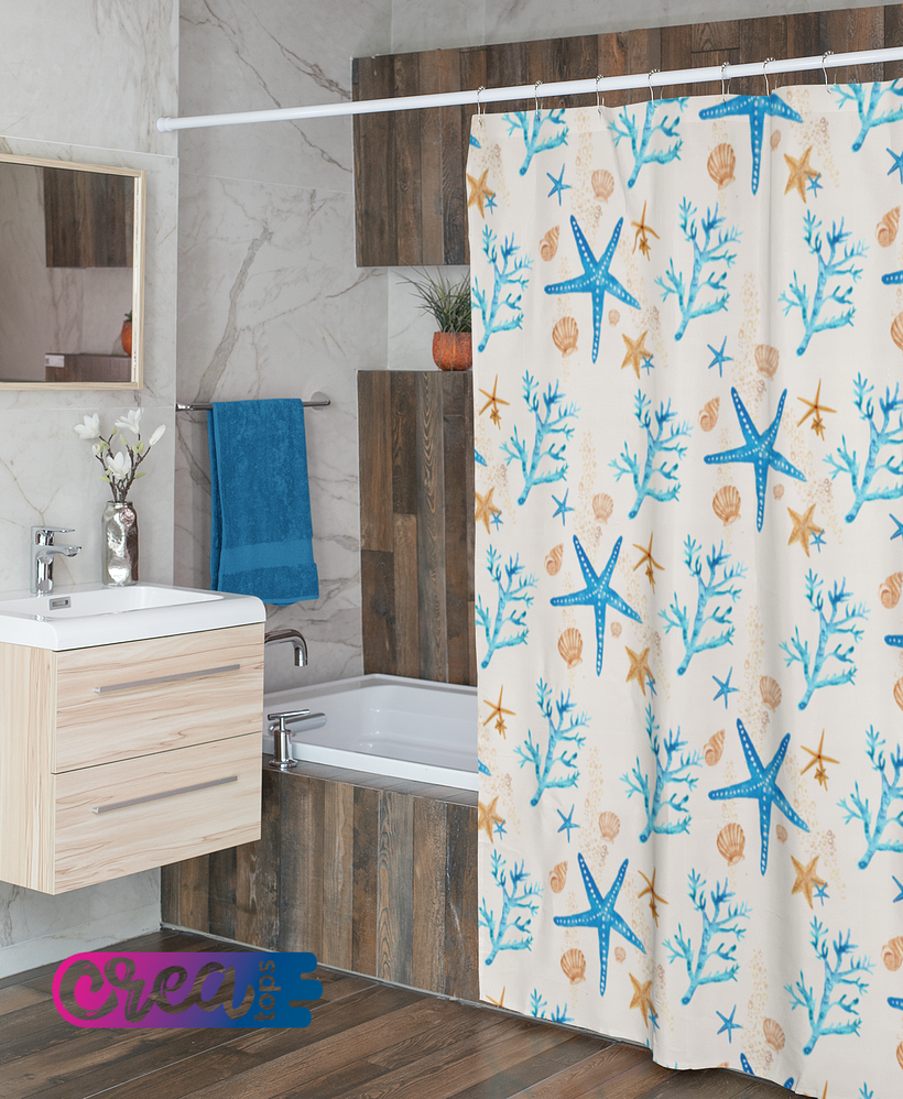 Presentacion en Cortina de Baño