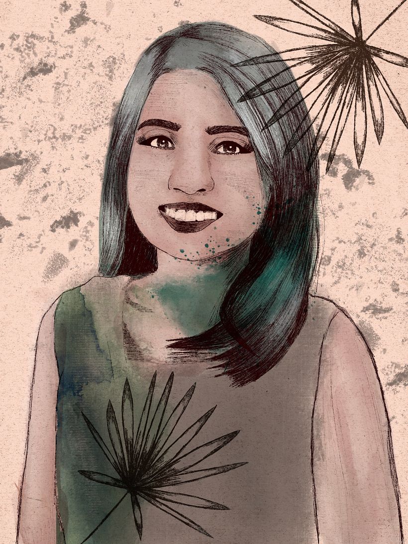 My project in Illustrated Portraits with Procreate course 0