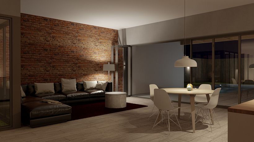 My project in Architectural Visualization with V-Ray Next for SketchUp course 1