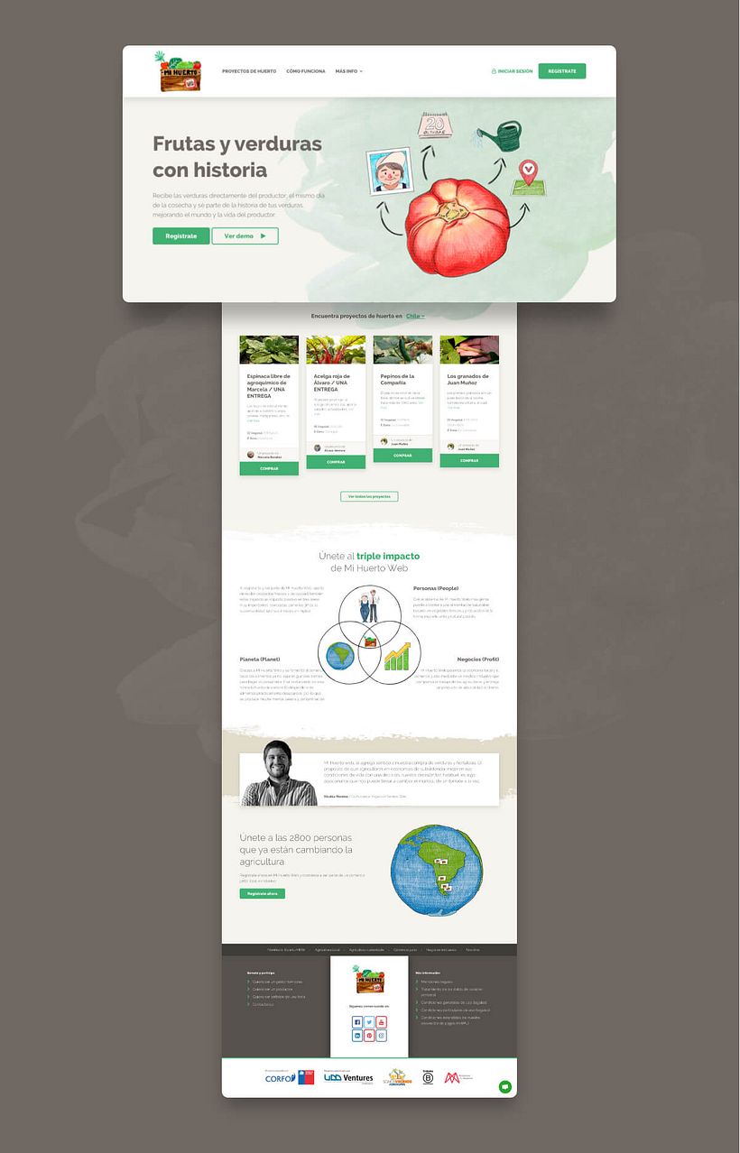Mi Huerto Web Website Design 7
