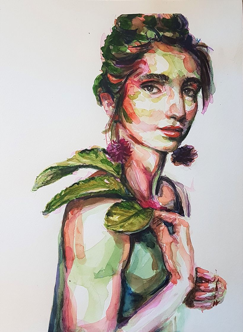Watercolor on Hahnemuhle paper 29x42 cm