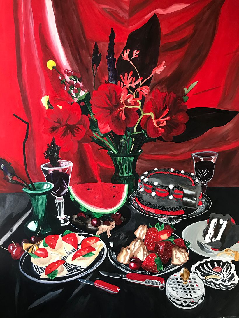 acuarela, 100x130 cm. 