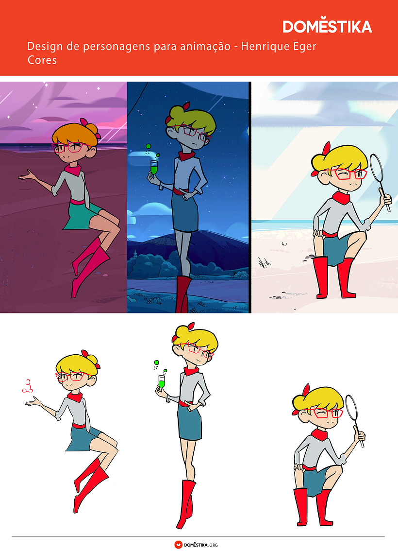 Meu projeto do curso: Design de personagens para animação com Photoshop 3