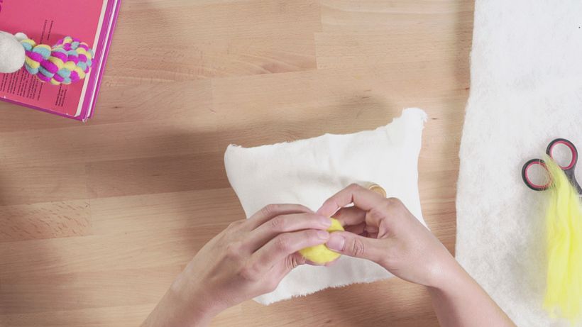 How to Make a Droplet with Needle Felting 10
