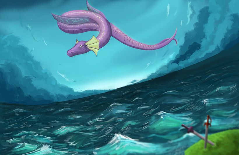 Laments Of Ocean [Speedpaint] -1