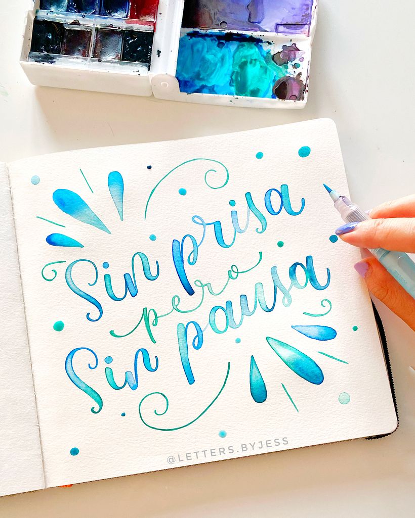Colección: Letras con acuarelas  2