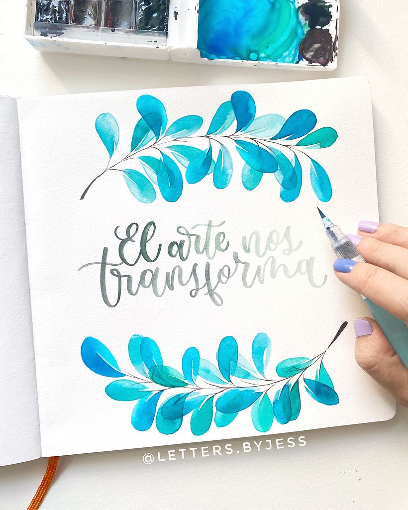 Colección: Letras y acuarelas botánicas  4