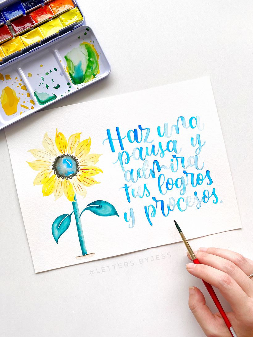 Colección: Letras y acuarelas botánicas  6