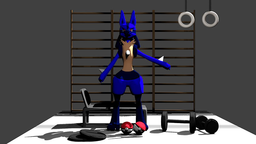 Modelado y texturizado de personaje y complementos 3D 0