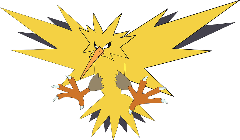 Zapdos - Ilustración tradicional