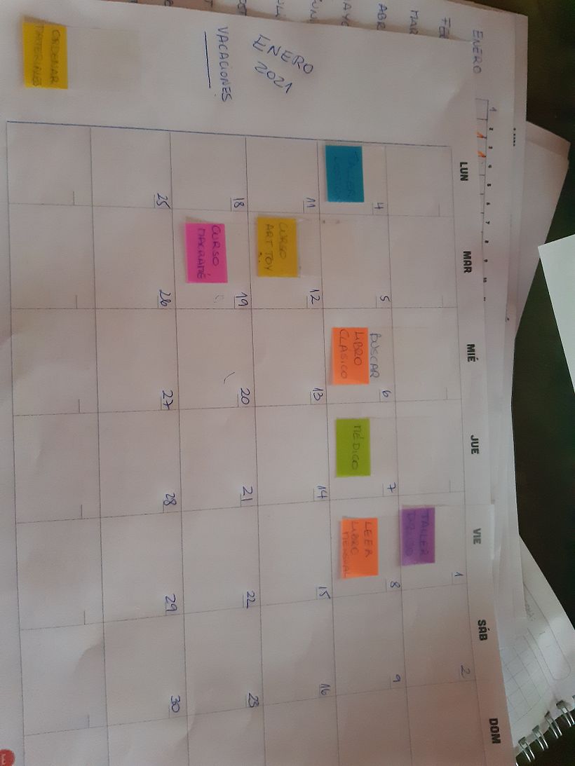 Mi Proyecto del curso:  Técnicas de gestión del tiempo para creadores y creativos -1