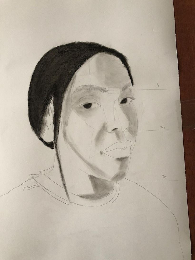 My project in Realistic Portrait with Graphite Pencil course 1