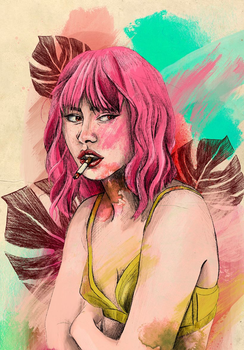 My project in Illustrated Portraits with Procreate course 0