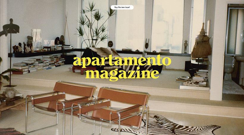 Apartamento Magazine se publica desde Barcelona de forma bianual.