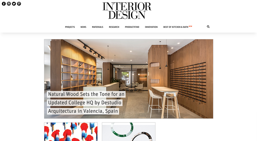 Interior Design Magazine te inspirará en tendencias de diseño de interiores.