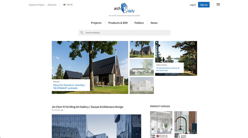 ArchDaily, allí encontrarás todo sobre el mundo de la arquitectura y los diseñadores.