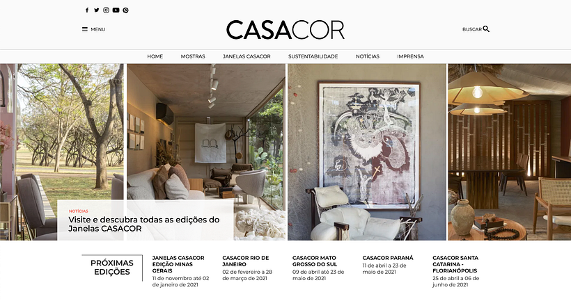 Si hablas portugués, échale un vistazo a Casa Cor.