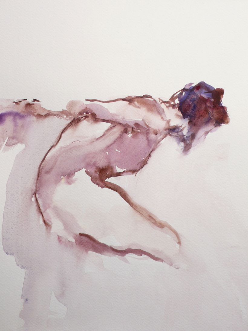 Cuerpo Etereo Series 1 - Untitled - watercolor on paper