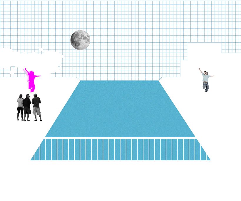 Virtual Bridge - an interactive installation 3