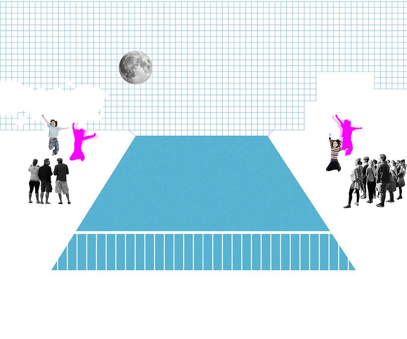 Virtual Bridge - an interactive installation 5