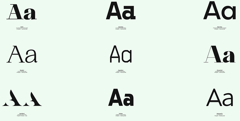 Pangram Pangram Foundry.