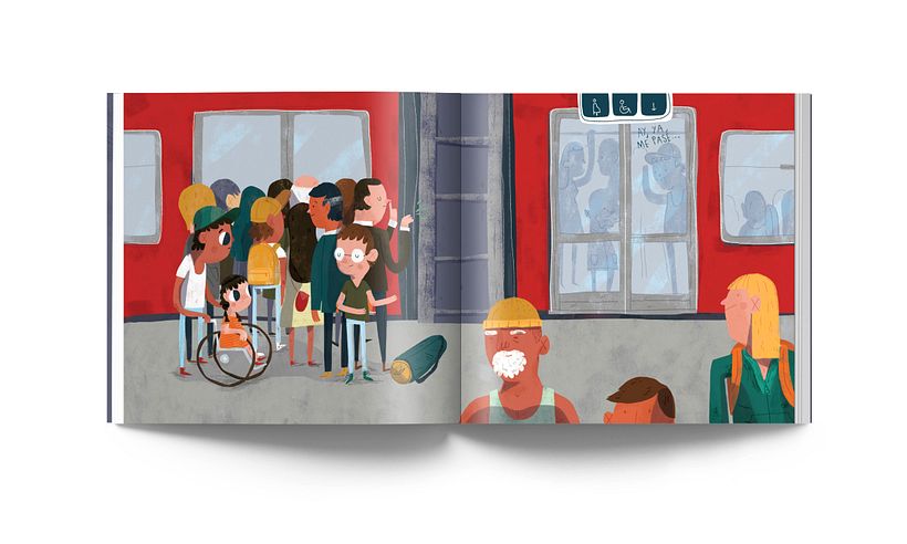 Travesías en la ciudad / Castillo - Traditionelle Illustration