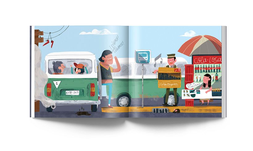 Travesías en la ciudad / Castillo - Traditionelle Illustration