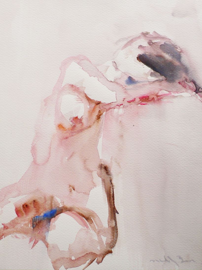 Corpo Etereo #2, watercolor on paper, 2011