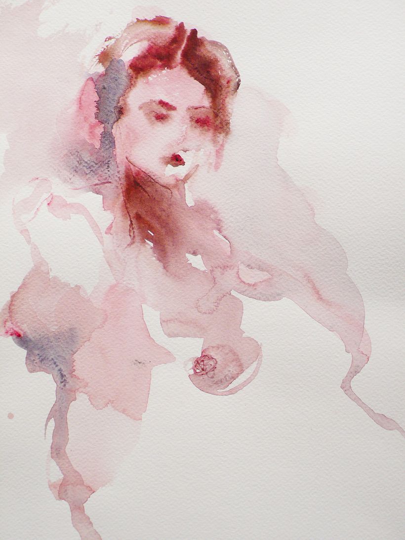 Corpo Etereo #5, watercolor on paper, 2011