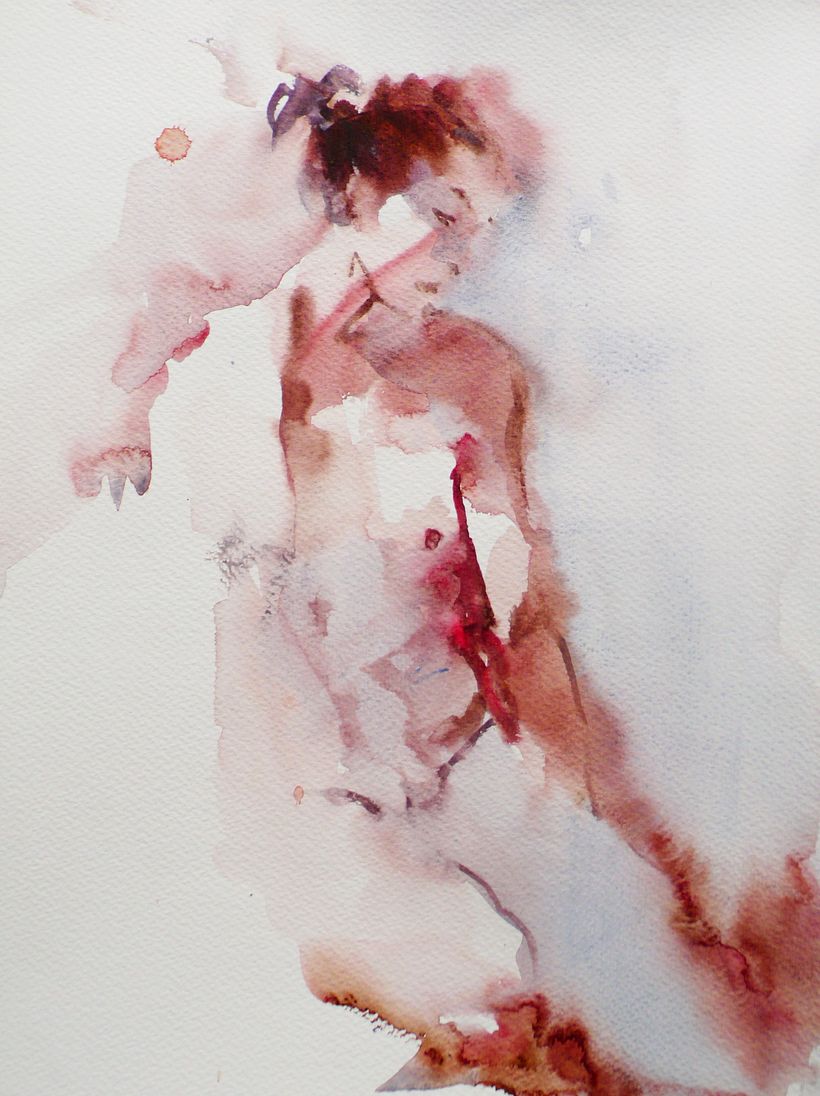 Corpo Etereo #7, watercolor on paper, 2011