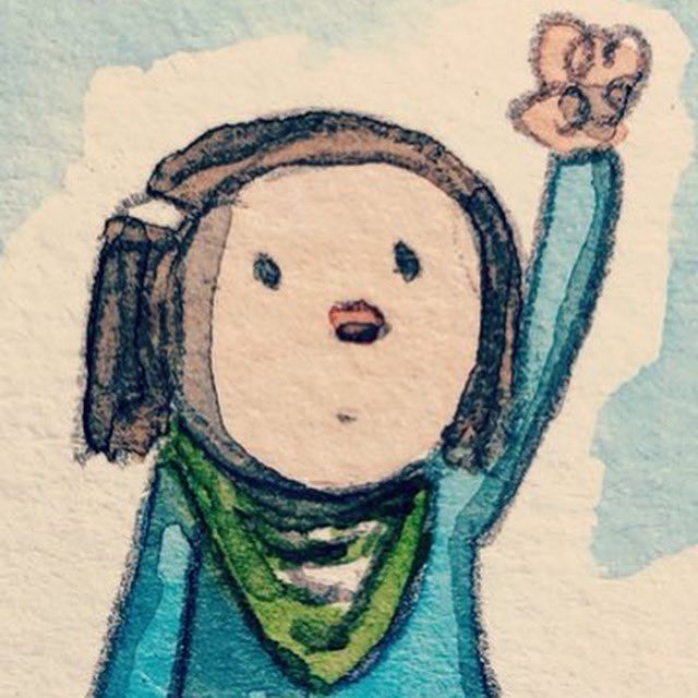 Ilustración de Liniers simbolizando el pañuelo verde.