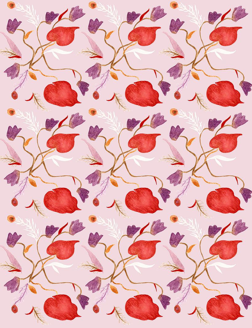 My project in Creating Patterns Using Watercolor course 0