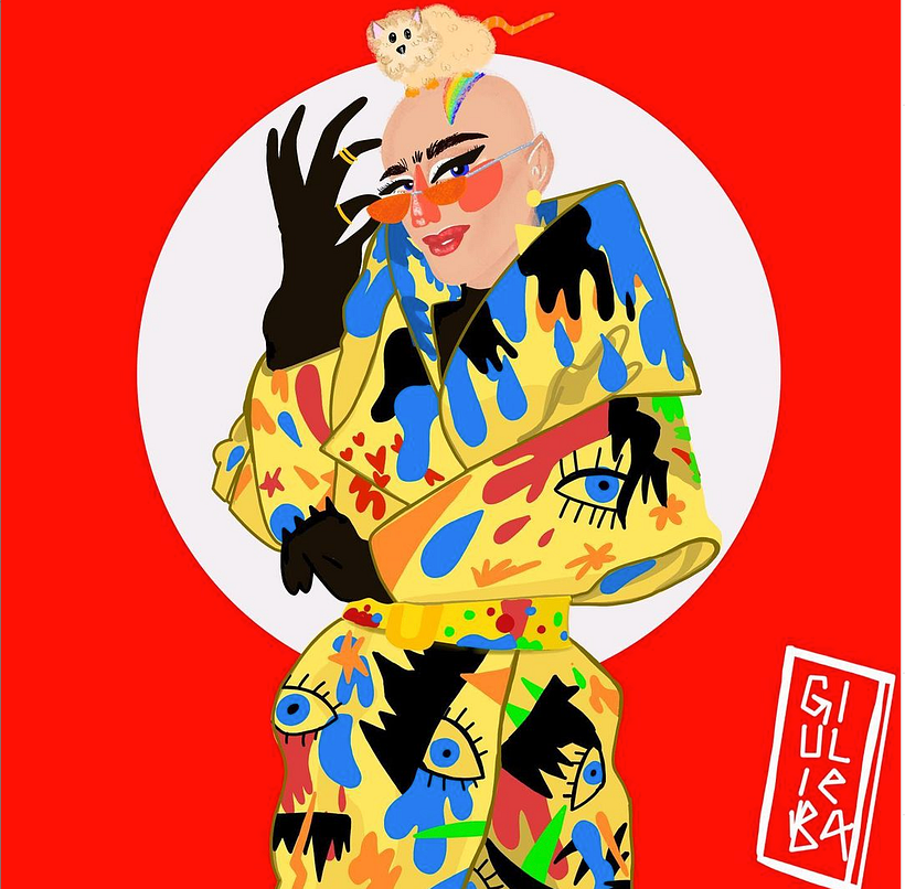 Sasha Velour por Giu Lieba.