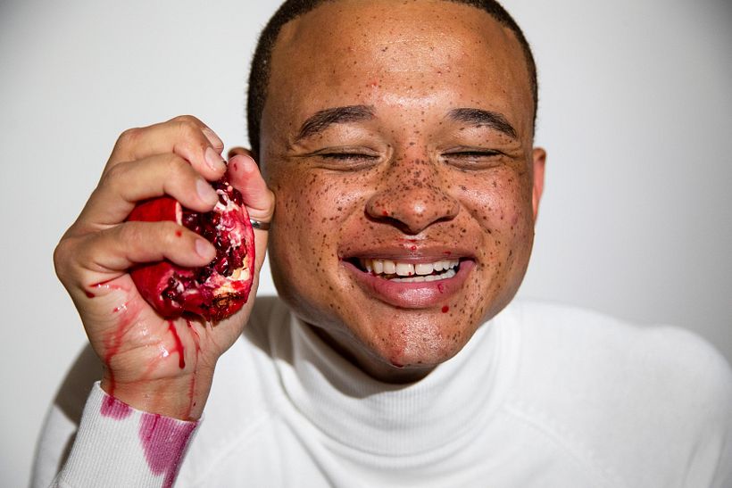 The holidays are no time to worry about a little pomegranate juice on your turtleneck.