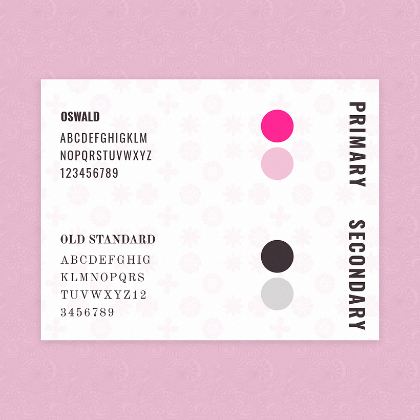 fonts and colors