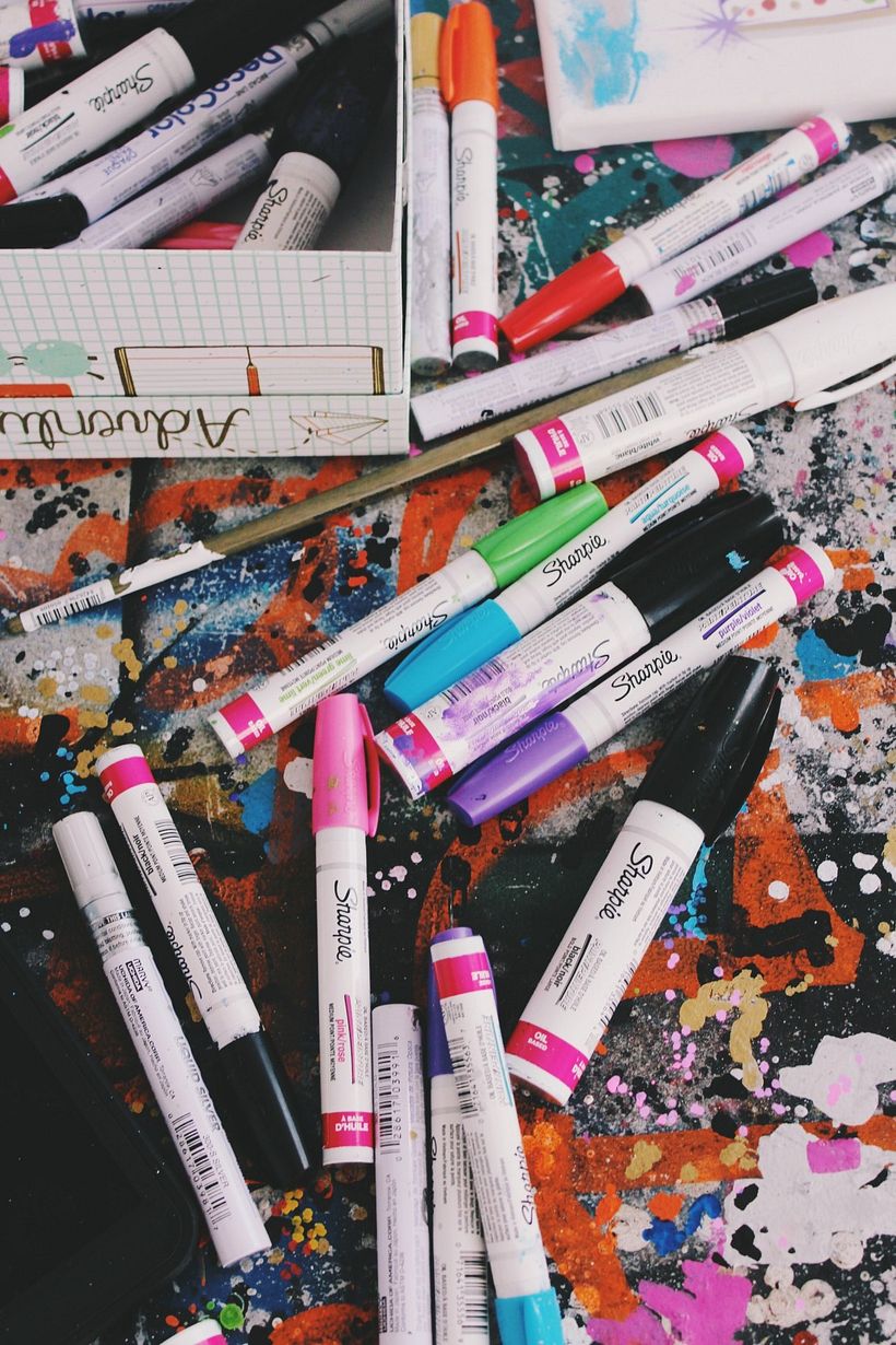Fabric markers. Photo: Alina Grubnyak