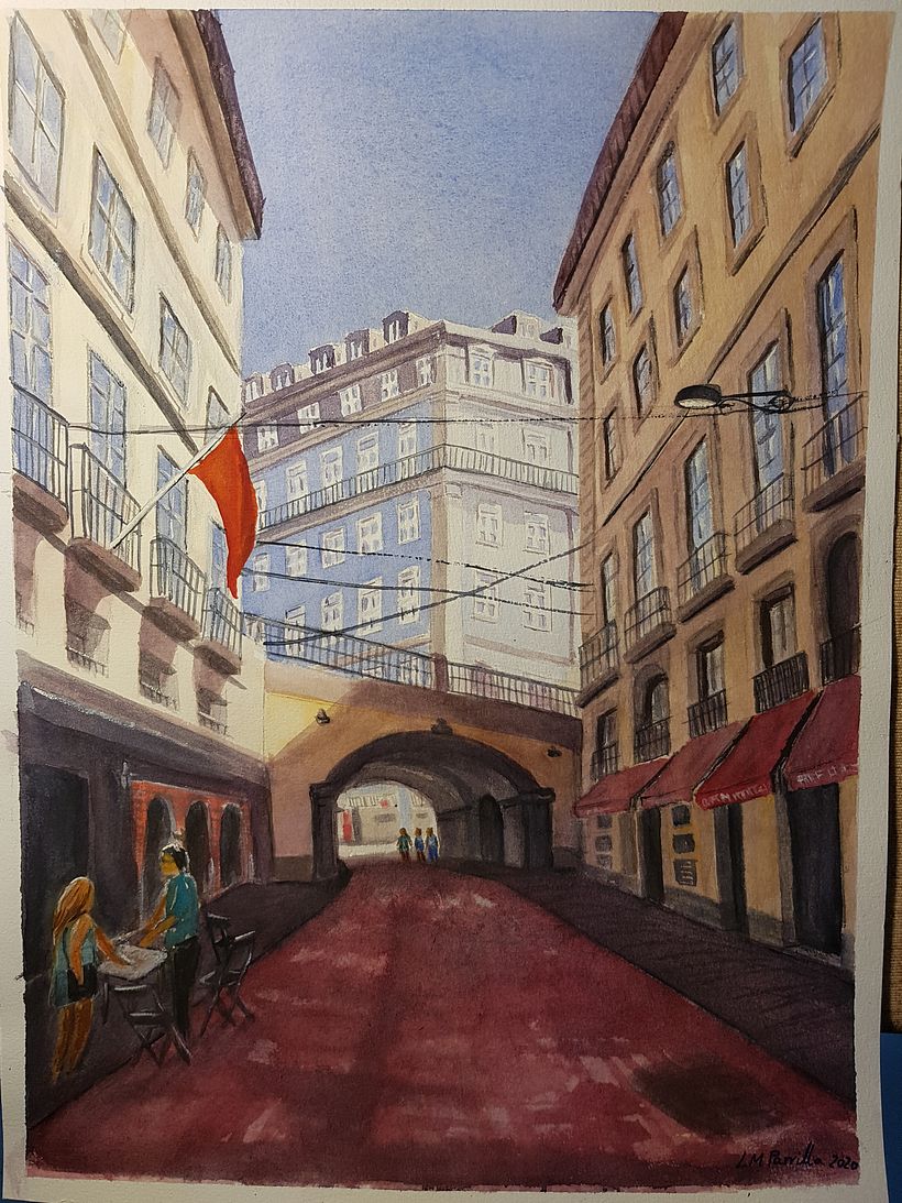 Mi Proyecto del curso: Representación arquitectónica en acuarela 0