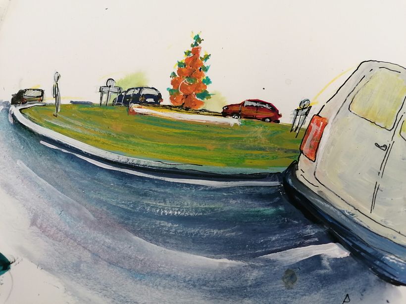 Meu projeto do curso: Sketchbook pictórico com guache: ROTUNDAS 2
