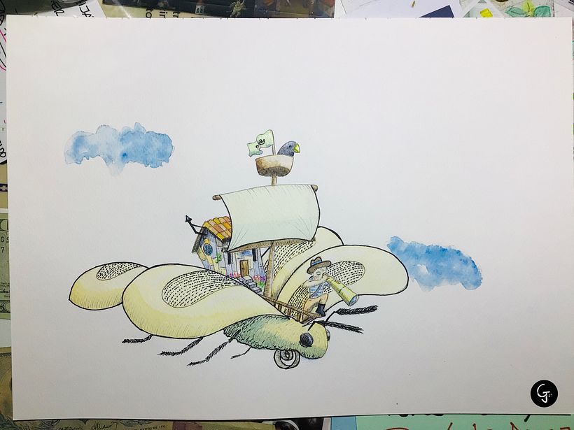 Una gran experiencia este curso, aprendí muchísimo, siento que aún soy tímido con los colores, pero me encantó el resultado.