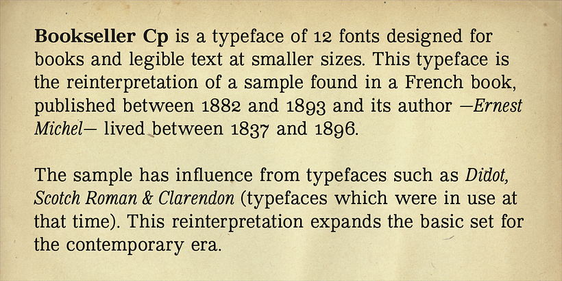 Bookseller Cp - Typography