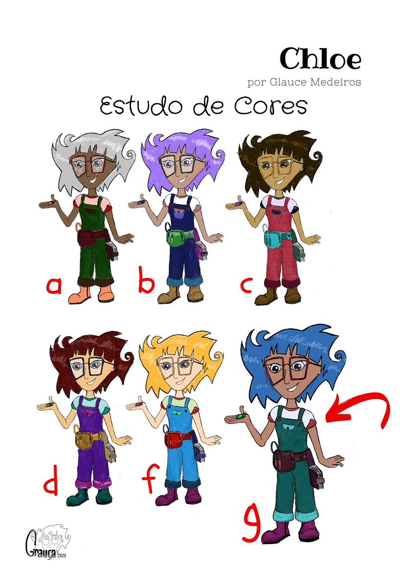 Estudo de Cores - por Glauce Medeiros