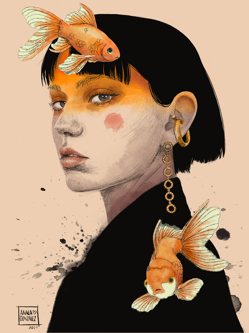 My project in Illustration Techniques with Digital Watercolor course 7