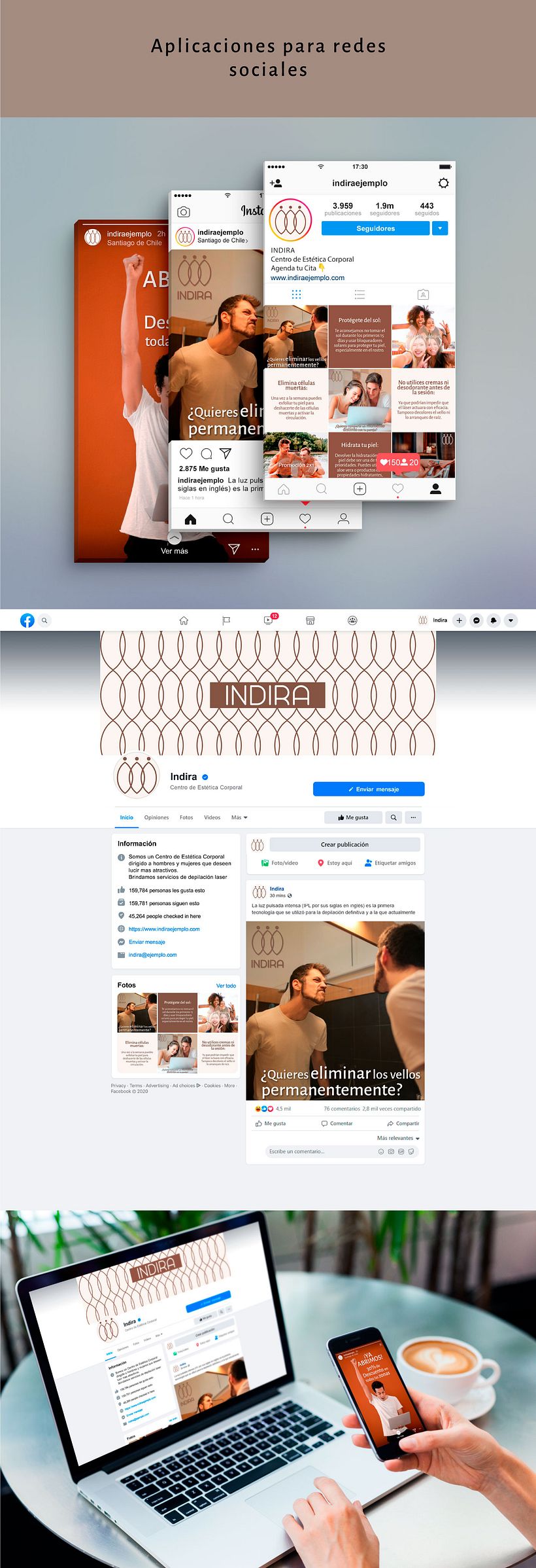 Mi Proyecto del curso: Indira Centro de Estética Corporal 5