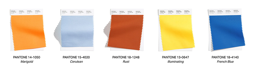 La paleta de colores de Primavera/Verano de 2021 de Nueva York.