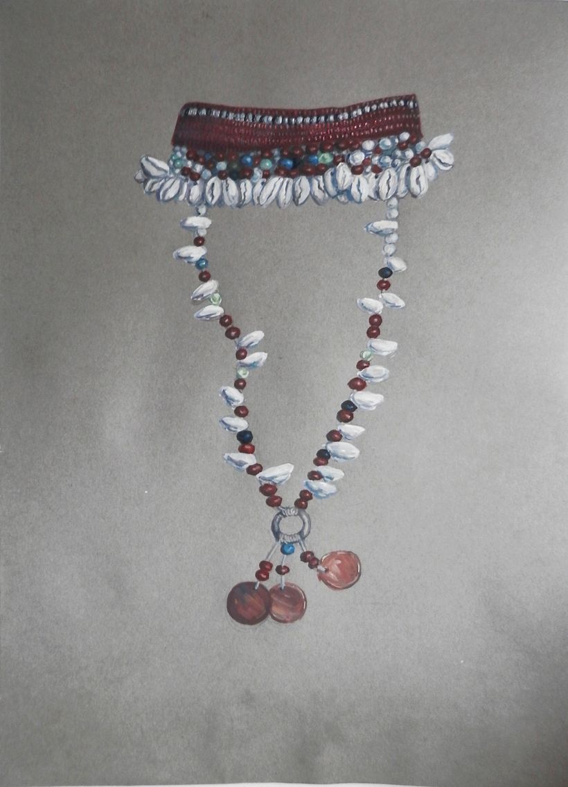A necklace. The Chuvash people