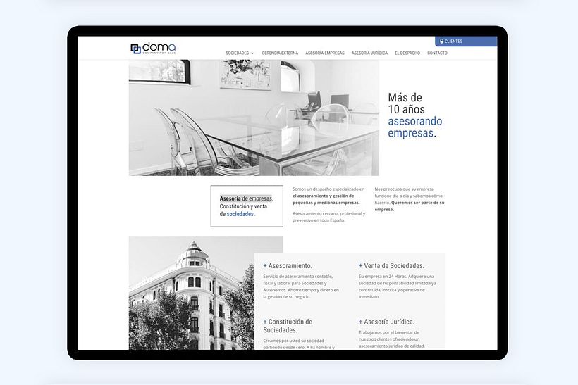 Diseño Web: Doma Company For Sale 1