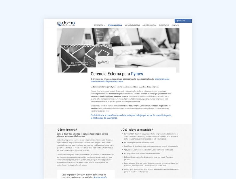Diseño Web: Doma Company For Sale 3