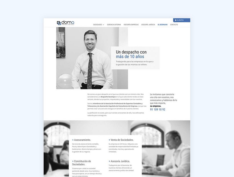 Diseño Web: Doma Company For Sale 4