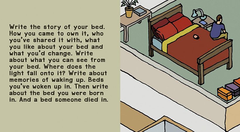 'Writing Prompt' do projeto 'Writing Maps', de Shaun Levin